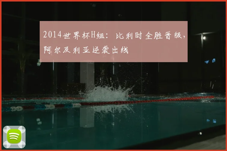 2014世界杯H组:比利时全胜晋级,阿尔及利亚逆袭出线