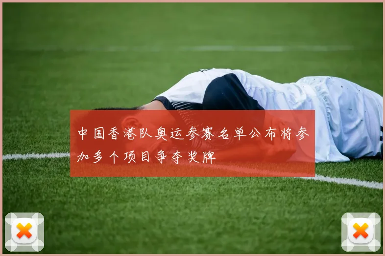 中国香港队奥运参赛名单公布将参加多个项目争夺奖牌